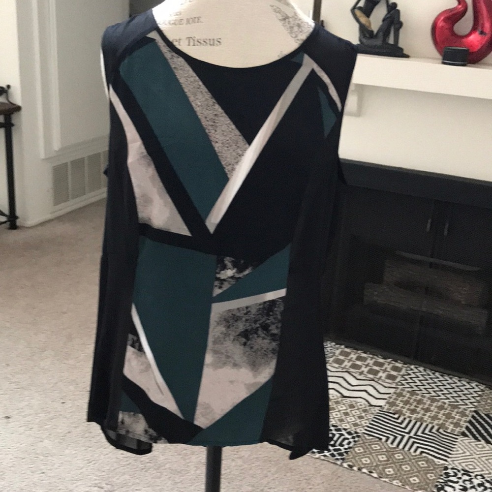 Black Hi-Lo Tank Top